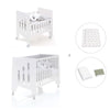 Mini berço 60x80 cm e berço 60x120 cm (7em1) branco · Omni Tre White