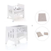 Mini berço 60x80 cm e berço 60x120 cm (7em1) branco · Omni Tre White