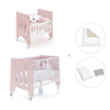 Mini berço 60x80 cm e berço 60x120 cm (7em1) rosa claro · Omni Tre Flamingo
