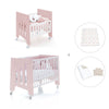 Mini berço 60x80 cm e berço 60x120 cm (7em1) rosa claro · Omni Tre Flamingo