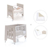 Berceau 60x80 cm et lit bébé 60x120 cm (7en1) beige · Omni Tre Arena