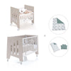 Berceau 60x80 cm et lit bébé 60x120 cm (7en1) beige · Omni Tre Arena