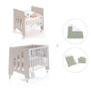 Berceau 60x80 cm et lit bébé 60x120 cm (7en1) beige · Omni Tre Arena