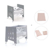 Mini berço 60x80 cm e berço 60x120 cm (7em1) antracite · Omni Tre Antracita