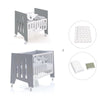 Mini berço 60x80 cm e berço 60x120 cm (7em1) antracite · Omni Tre Antracita