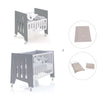 Mini berço 60x80 cm e berço 60x120 cm (7em1) antracite · Omni Tre Antracita