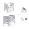 Mini berço 60x80 cm e berço 60x120 cm (7em1) cinzento · Omni Tre Grey