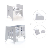 Mini berço 60x80 cm e berço 60x120 cm (7em1) cinzento · Omni Tre Grey