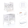 Mini berço 60x80 cm e berço 60x120 cm (7em1) branco · Omni Tre White