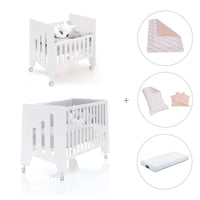 Mini berço 60x80 cm e berço 60x120 cm (7em1) branco · Omni Tre White