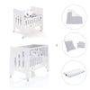 Mini berço 60x80 cm e berço 60x120 cm (7em1) branco · Omni Tre White