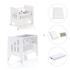 Mini berço 60x80 cm e berço 60x120 cm (7em1) branco · Omni Tre White