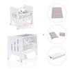 Mini berço 60x80 cm e berço 60x120 cm (7em1) branco · Omni Tre White