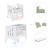 Mini berço 60x80 cm e berço 60x120 cm (7em1) branco · Omni Tre White