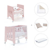 Mini berço 60x80 cm e berço 60x120 cm (7em1) rosa claro · Omni Tre Flamingo