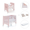 Mini berço 60x80 cm e berço 60x120 cm (7em1) rosa claro · Omni Tre Flamingo