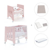 Mini berço 60x80 cm e berço 60x120 cm (7em1) rosa claro · Omni Tre Flamingo