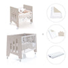 Berceau 60x80 cm et lit bébé 60x120 cm (7en1) beige · Omni Tre Arena