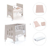 Berceau 60x80 cm et lit bébé 60x120 cm (7en1) beige · Omni Tre Arena