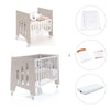 Berceau 60x80 cm et lit bébé 60x120 cm (7en1) beige · Omni Tre Arena