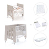 Berceau 60x80 cm et lit bébé 60x120 cm (7en1) beige · Omni Tre Arena