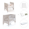 Berceau 60x80 cm et lit bébé 60x120 cm (7en1) beige · Omni Tre Arena