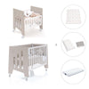 Berceau 60x80 cm et lit bébé 60x120 cm (7en1) beige · Omni Tre Arena