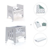 Mini berço 60x80 cm e berço 60x120 cm (7em1) cinzento · Omni Tre Grey