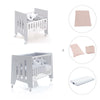 Mini berço 60x80 cm e berço 60x120 cm (7em1) cinzento · Omni Tre Grey