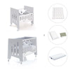 Mini berço 60x80 cm e berço 60x120 cm (7em1) cinzento · Omni Tre Grey