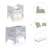 Mini berço 60x80 cm e berço 60x120 cm (7em1) cinzento · Omni Tre Grey