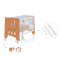 Co-sleeping cot 60x120 cm (5in1) terracotta · Omni C181-M7783