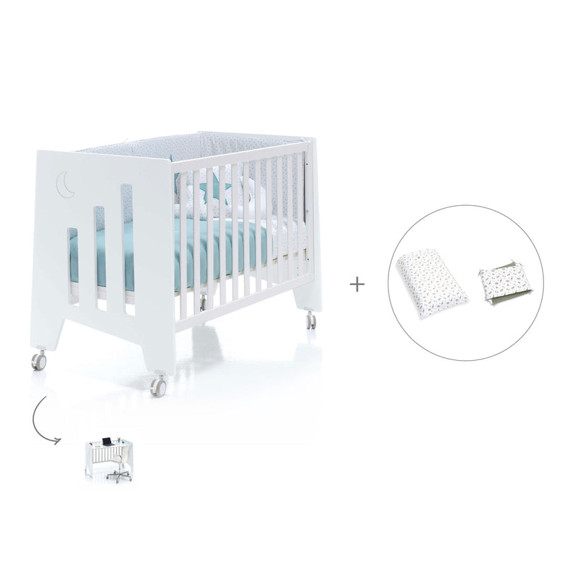 Berço co-sleeping 60x120 cm (2in1) branco · Omni C181-M7700