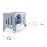 Babybett-Schreibtisch 60x120 cm (2in1) blau · Omni C181-M7741