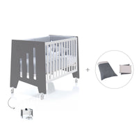 Co-sleeping cot 60x120 cm (5in1) charcoal · Omni C181-M7769