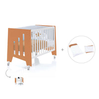 Co-sleeping cot 60x120 cm (5in1) terracotta · Omni C181-M7783