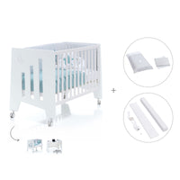 Babybett-Schreibtisch 60x120 cm (2in1) weiß · Omni C181-M7700