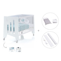 Babybett-Schreibtisch 60x120 cm (2in1) weiß · Omni C181-M7700