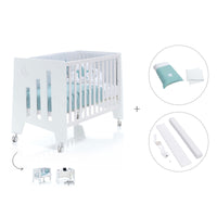 Cot and desk 60x120cm 5 stages Omni White · C181-M7700