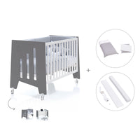 Co-sleeping cot 60x120 cm (5in1) charcoal · Omni C181-M7769