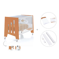 Co-sleeping cot 60x120 cm (5in1) terracotta · Omni C181-M7783