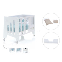 Babybett-Schreibtisch 60x120 cm (2in1) weiß · Omni C181-M7700