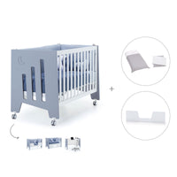 Babybett-Schreibtisch 60x120 cm (2in1) blau · Omni C181-M7741