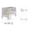 Babybett-Schreibtisch 60x120 cm (2in1) beige · Omni C181-M7753