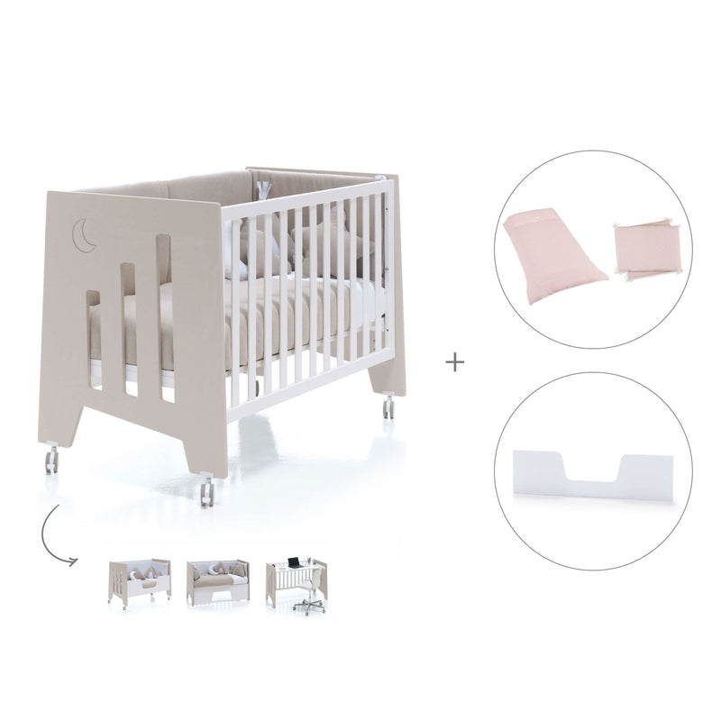 Berço co-sleeping 60x120 cm (2in1) beige · Omni C181-M7753