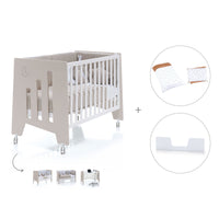 Babybett-Schreibtisch 60x120 cm (2in1) beige · Omni C181-M7753