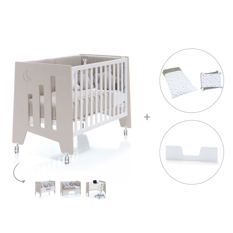 Berço co-sleeping 60x120 cm (2in1) beige · Omni C181-M7753