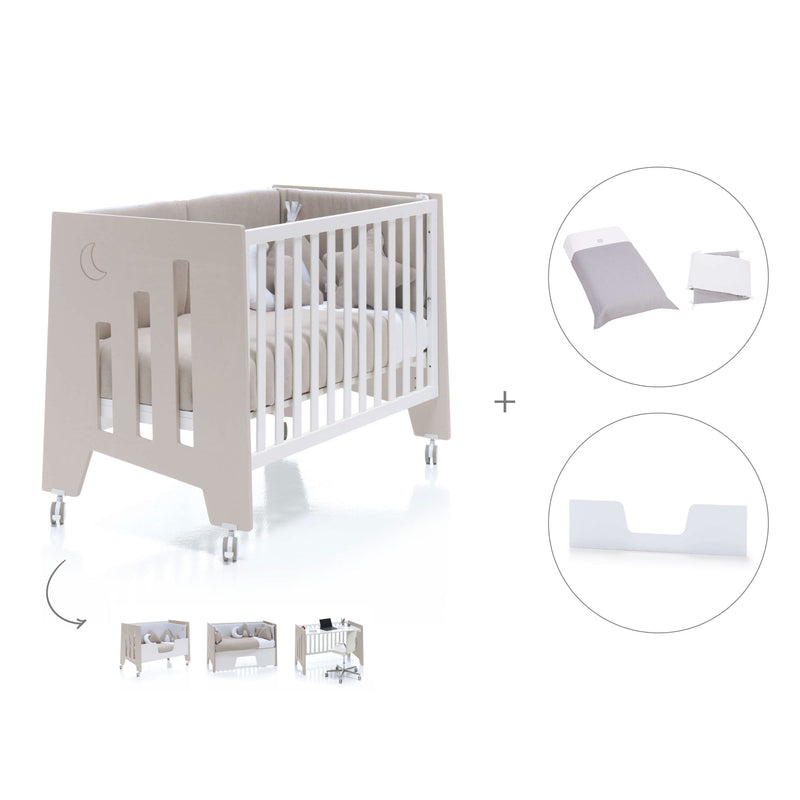 Cot and desk 60x120cm 5 stages Omni beige · C181-M7753