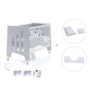 Co-sleeping cot 60x120 cm (5in1) grey · Omni C181-M7778