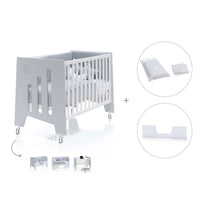 Berço co-sleeping 60x120 cm (5in1) cinzento · Omni C181-M7778